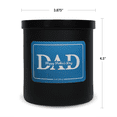 thumbnail image 2 of Manly Indulgence Father's Day Scented Jar Candle, Happy Father's Day Dad, 2-Wick, 16 oz, 60h Burn, Woody & Earthy, 2 of 4