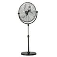 thumbnail image 7 of KFFKFF 20" Industrial Oscillating Standing Fan, 4500CFM High Velocity Pedestal Fan with Adjustable Height from 46.9 to 59.6 Inches, Ground Fans with 3 Speed Settings, 7 of 7