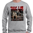 thumbnail image 2 of Horror Halloween Thug Life Sweatshirt Unisex Medium Grey, 2 of 5