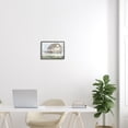 thumbnail image 2 of Stupell Cape House Porch View Landscape Painting Black Framed Art Print Wall Art, 2 of 7
