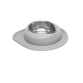 thumbnail image 1 of WeatherTech Single Low Pet Feeding System 32 oz. - Stainless Steel - Light Grey, 1 of 1