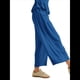 thumbnail image 4 of Conjunto de Dos Piezas para Mujer: Top Fruncido y Pantalón Conjunto Informal Bohemio de Cintura Alta con Bolsillos Azul XL, 4 of 6