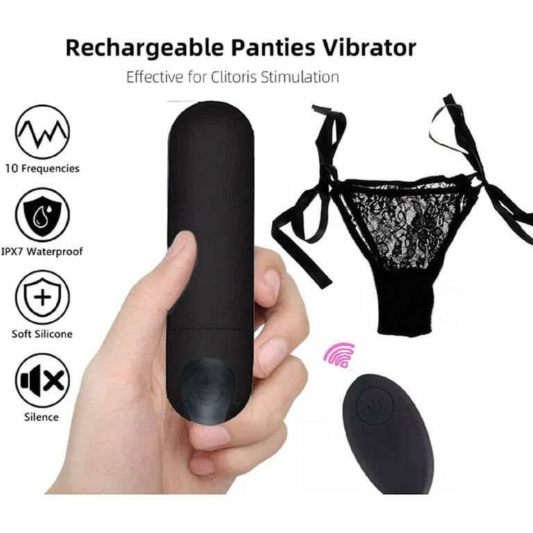 Remote Control Bullet Vibrator Panties Wearable Vibrating Panty