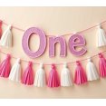thumbnail image 4 of LUUFILx 1st Birthday Party Banner Gold Red Ribbon Backdrop Celebration Photography Decor Baby First Birthday Decorations Event Supplies Cake Smash, 4 of 8
