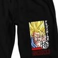 thumbnail image 2 of Dragon Ball Z Goku Super Saiyan Men'S Black Lounge Shorts-Medium, 2 of 5