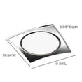 thumbnail image 2 of CTC610L Jesco Lighting Nuage - One Light Large Flush Mount, 2 of 2