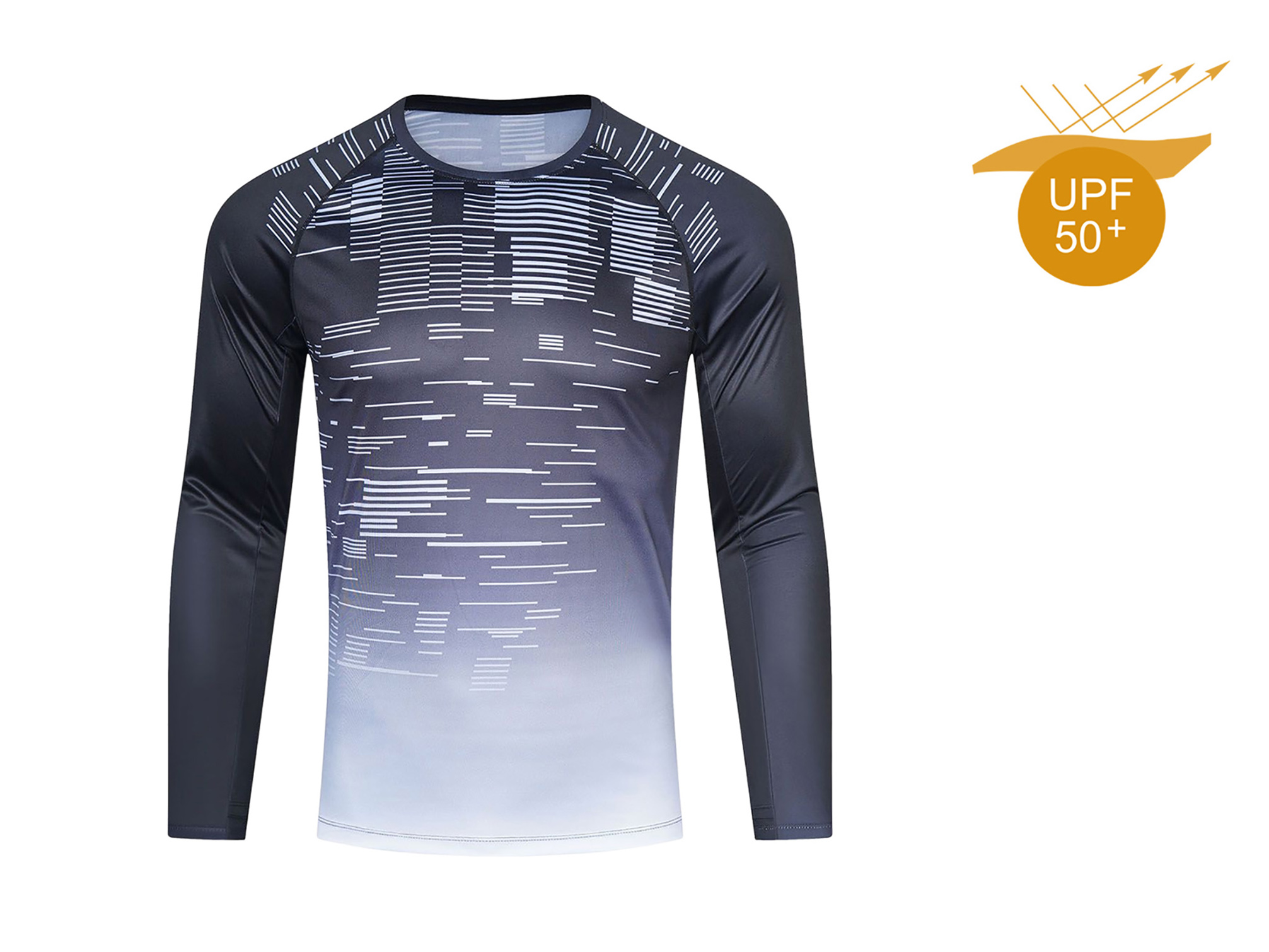 Men's Long UV Protectant Sleeve Tee Shirts Performance Long Sleeve