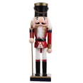 thumbnail image 5 of GOOHOCHY Nutcracker Soldier Multi Color 25.0x6.5x6.5in Wooden Holiday Decorations Christmas 1Set, 5 of 8