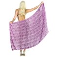 thumbnail image 5 of HAPPY BAY Women's Beachwear Summer Beach Bikini Wraps Sarong Wrap Skirt Swimsuit Swimwear Coverups Bathing Suit Swim Cover ups for Women One Size Fuscia, Allover, 5 of 5