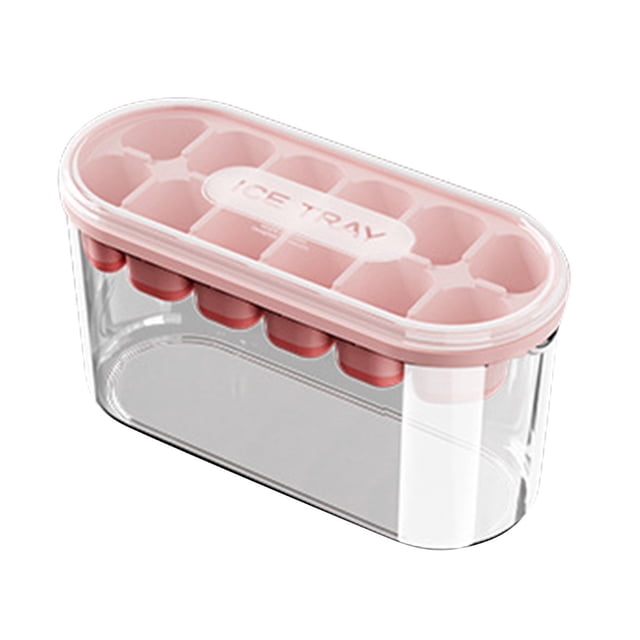 Large Capacity Easy To Demould With Proof Detachable Cover Used For Cocktails Freezers Stackable Ice Trays With Lids