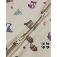 thumbnail image 4 of Hanes Pure Comfort Baby Long Sleeve Footless Sleep N' Play, Organic Cotton, Boys & Girls Beige Forest Animals 24MTH, 4 of 4