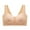 Khaki, variant on Penkiiy Women Bras Woman's Solid Color Comfortable Hollow Out Perspective Bra Underwear No Rims Black Bras