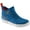 Blue, variant on Men’s 4.5" Waterproof Fishing Deck Boots Anti-Slip Rubber Ankle Boots Rain Shoes for Boating Gardening Working