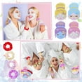 thumbnail image 4 of LEEYNEER 24 Pcs Chouchous pour Cheveux de Spa avec Carte, Cadeau de Soirée Pyjama, Élastiques de Maquillage pour Cheveux Roses et Rouges, Cadeau pour Filles Femmes, Souvenir d'Anniversaire pour Événement de Fin de Semaine au Spa, Porte-Chouchou, Remplissage de Sac-Cadeau, 4 of 6