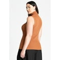 thumbnail image 2 of ELOQUII Women's Plus Size Turtleneck Layering Sweater, 2 of 6