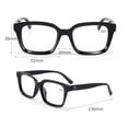 thumbnail image 2 of Oversized Reading Glasses Square Frame Presbyopic Glasses, 2 of 4