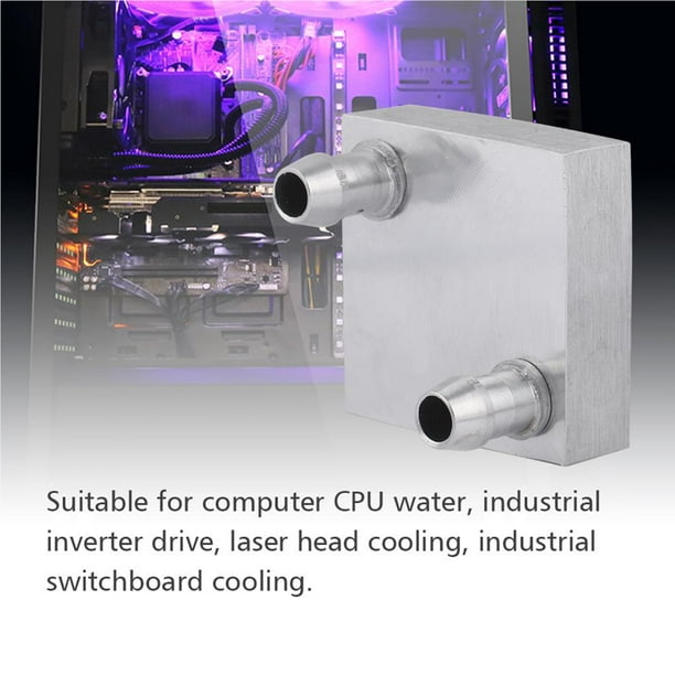 Bloque De Aluminio De Refrigeración Por Agua De 40X40Mm Para Radiador De Cpu, Disipador De Calor De Agua Líquida, Enfriador Ef Inevent EL007371-00