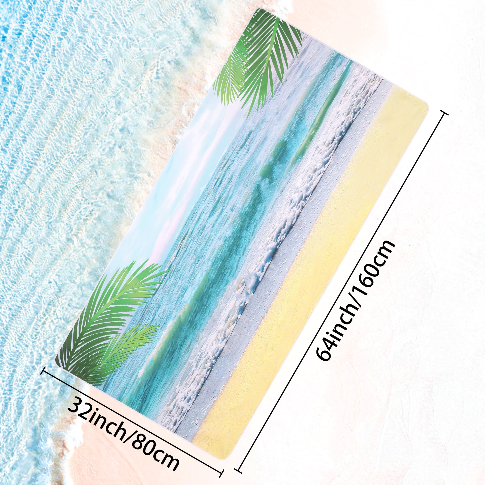 Unique Bargains Cotton Wash Cloths for Face Striped Face Cloths Highly Absorbent Towels Lake Blue