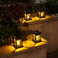 thumbnail image 6 of Solar Lanterns Outdoor Waterproof, 2 Packs Hanging Solar Lantern Lights for Outside, Auto ON/Off Lanterns Decorative Outdoor for Garden Table Yard Path Tree Patio Lawn Decor, Gifts, 6 of 7