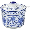 thumbnail image 1 of Ceramic Sugar Bowl Flower Relief Seasoning Jar Spice Jar with Lid and Spoon, 1 of 6