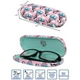 thumbnail image 3 of [4 PACK / 3 PACK], JAVOedge Printed Pattern Durable Hard Clamshell Eyeglass Case with Bonus Microfiber Cloth, 3 of 7