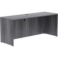thumbnail image 5 of Lorell Weathered Charcoal Laminate Desking 72" x 24" x 29.5" , 1" Top - Material: Polyvinyl Chloride (PVC) Edge - Finish: Laminate Top, Weathered Charcoal Top, 5 of 10