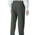 thumbnail image 3 of Palm Beach  Men's Md. Grey Self Adjusting Expander Waist Flat Front Pant, 3 of 5