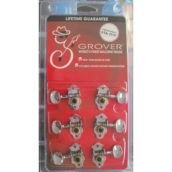 Grover V98C Sta-Tite Guitar Tuners - CHROME
