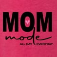 thumbnail image 5 of Wild Bobby, Mom Mode All Day Everyday Mother's Day Tri-Blend Racerback Tank Top, Shocking Pink, X-Large, 5 of 6