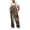 U8-Coffee, variant on Havenx Camo Overalls for Men Adjustable Straps Decayed Leaf Print Wide Leg Bib Overalls with Cargo Pockets Camouflage Jumpsuits Pants Hunting Fishing Outdoor Camping Work Outfits