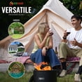 thumbnail image 6 of El Campo Portable Wax-Burning Fire Pit – Clean-Burning, No-Wood Fuel with 8-Hour Wax Refill – Compact and Durable – Matte Black, 6 of 9