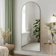 CASSILANDO Arched Full Length Mirror 65" × 24", Floor Big Standing