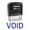 Blue, variant on Printtoo Rubber Stamp Office Stationary VOID Self Inking Stamp-Black