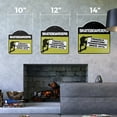 thumbnail image 2 of Skateboarders Annoying Pedestrians 10” x 10” Sign | Indoor/Outdoor Plastic | SignMission Designer Skater Skateboard Skating Novelty Gift Funny Joke Gag Road Garage, 2 of 4