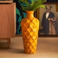 Jamaican Yellow Floor Vase by Drew Barrymore Flower Home