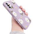 thumbnail image 6 of for Galaxy S20+ Plus Case Cute Daisy Pattern Full Camera Lens Protection Slim Shockproof TPU Bumper Liquid Silicone Protective Cover Phone Cases for Samsung Galaxy S20+ Plus 5G 6.7"-Black, 6 of 12