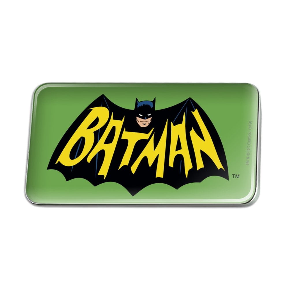 Batman Classic TV Series Logo Metal Rectangle Lapel Hat Pin Tie Tack  Pinback 