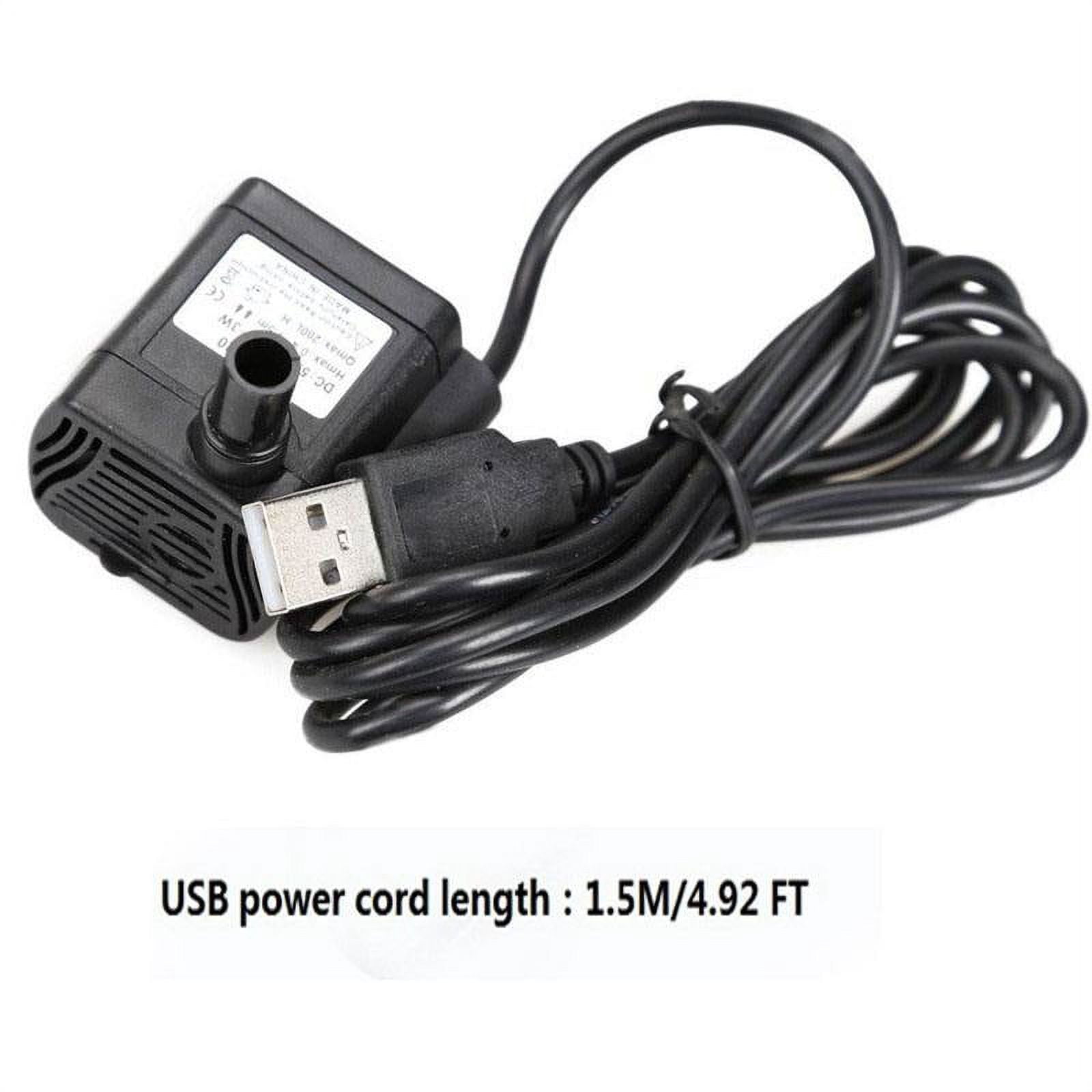 SUPERHOMUSE Mini USB Pump 200L/H Submersible Water Pumping for Aquarium  Fish Fountain Garden House Water Hydroponic DC 3.5-9V 1-3W - Walmart.com