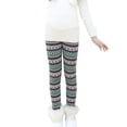 thumbnail image 6 of Lovebay Winter Warm Girls Leggings Fleece Lined Thick Printing Stretchy Kids Pants Green 9-10 Years, 6 of 15