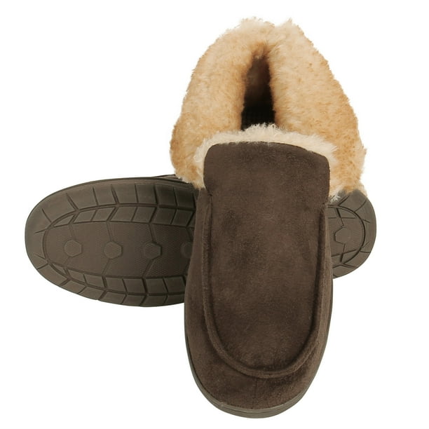 Haggar - Haggar Bootie Slipper House Shoe Indoor/Outdoor with Memory ...