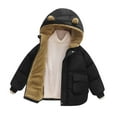 thumbnail image 3 of Lenpel Baby Winter Coats for Newborn Infants Cute Zip up Fleece Lined Hooded Puffer Jacket Thick Warm down Outwear, 3 of 7