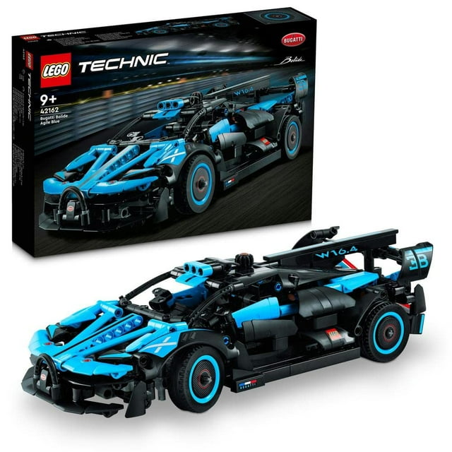 Juego de construcción LEGO TECHNIC 42162 Bugatti Agile Blue, 905 piezas