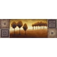 thumbnail image 2 of Marcon, Michael 24x11 Gold Ornate Wood Framed with Double Matting Museum Art Print Titled - Warm Horizon II, 2 of 4