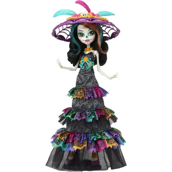 Monster High Fêtes de Fin d’Année Skelita Calaveras Poupée Día de Muertos 2024 à Collectionner