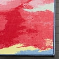 thumbnail image 3 of SAFAVIEH Paint Brush Abraham Colorful Runner Rug, Fuchsia/Yellow, 2'3" x 8', 3 of 6