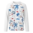 thumbnail image 2 of Tiijoy Boys Long Sleeved Rash Guard Summer Beach Athletic UPF 50+ Swim Shirt, Sizes 3-14, 2 of 5