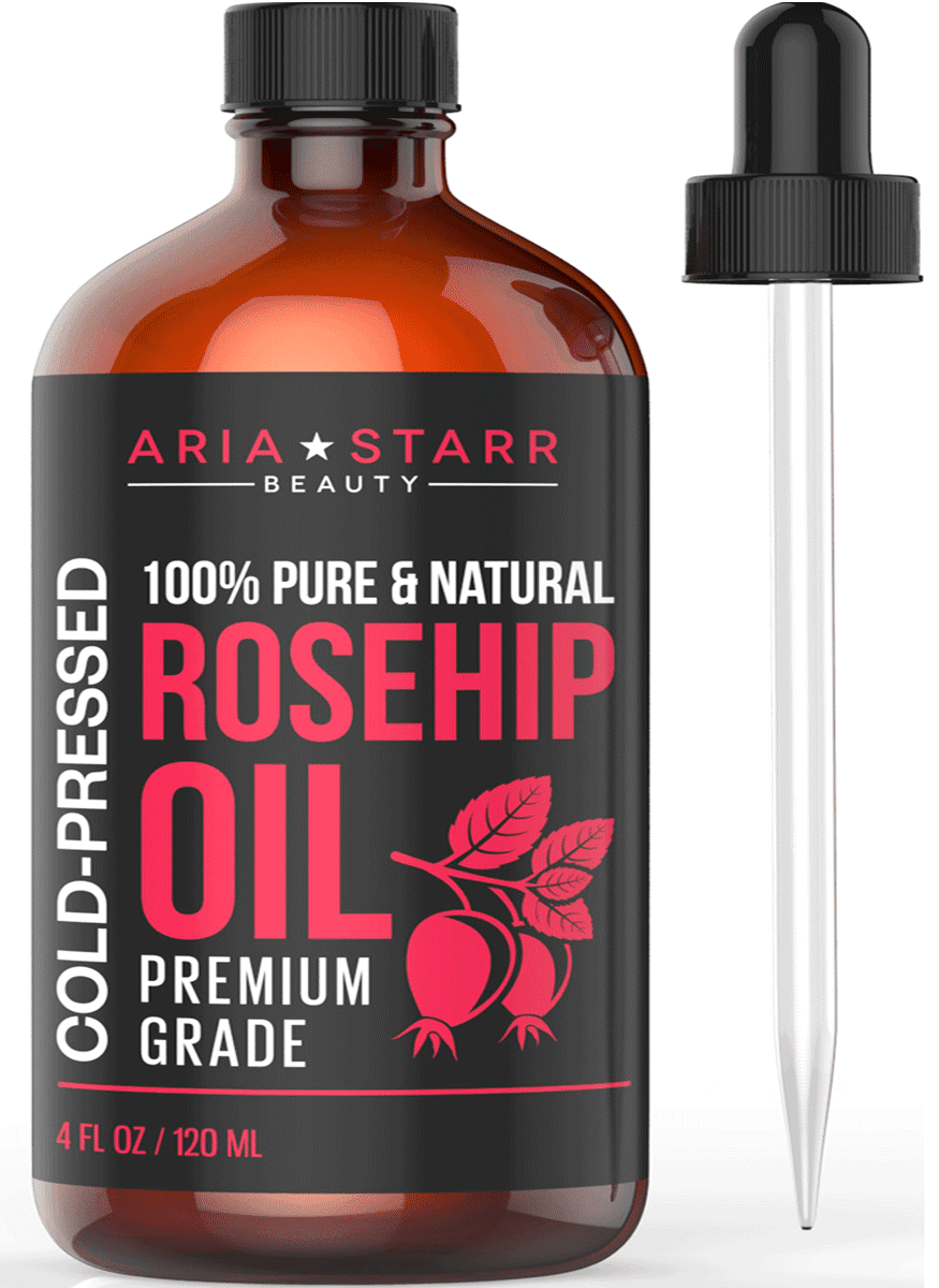 Aria Starr Rosehip Seed Oil Cold Pressed For Face Skin Scars 100 Pure Natural Moisturizer 4oz Walmart Com Walmart Com
