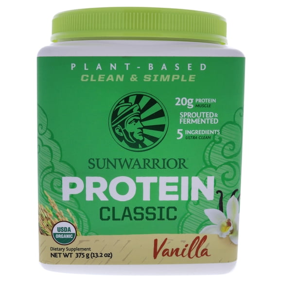Classic Protein - Vanilla by Sunwarrior for Unisex - 13.2 oz Dietary Supplement