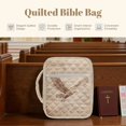 thumbnail image 6 of ZUXONGSY Eagle Forest Print Quilted Bible Cover Case for Women Portable Bible Bag Multifunctional Christian Gift with Pen Holder Handbag for Essentials, 6 of 7