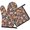 Pioneer Flower Floral Print Pattern-3, variant on Pioneer Flower Floral Print Pattern 1-Pack Oven Mitts Set, Heat Resistant Kitchen Gloves, 7.7" X 12"